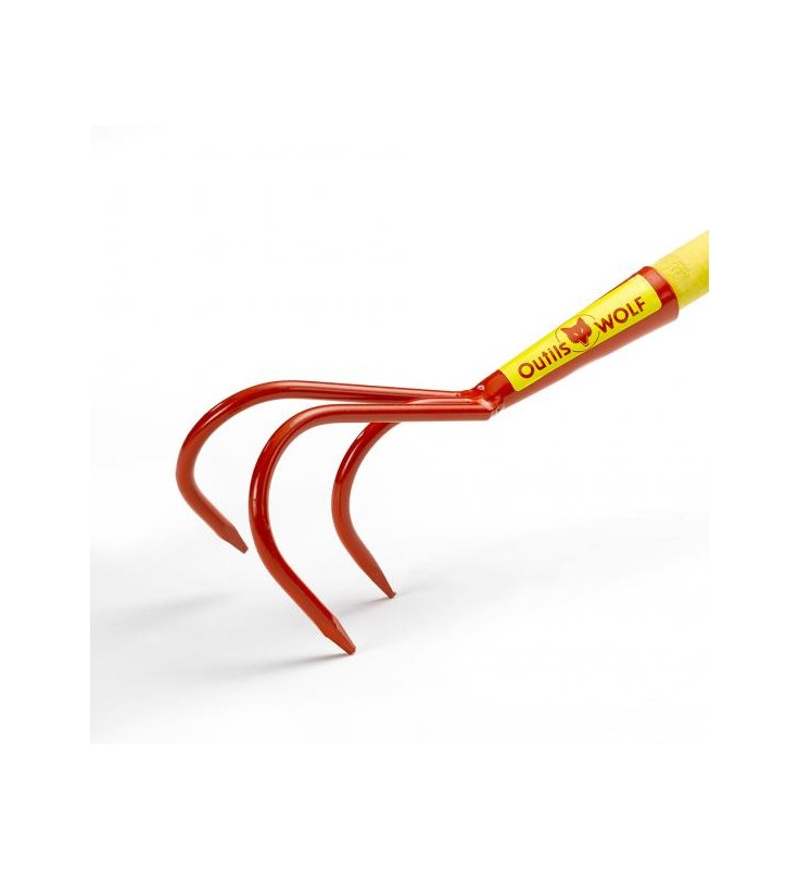 Kent & Stowe Griffe Piocheuse 3 Dents à Long Manche – Outil De Jardin En Acier Inox & Frêne FSC, 160 Cm, Idéal Pour Ameublir Sans Se Baisser