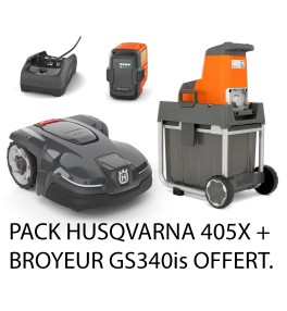 PACK ROBOT 405X + Broyeur...